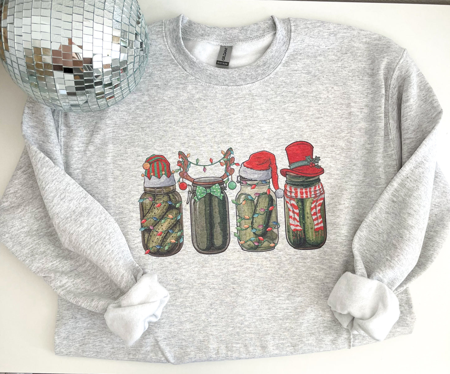 Christmas pickles sweatshirt