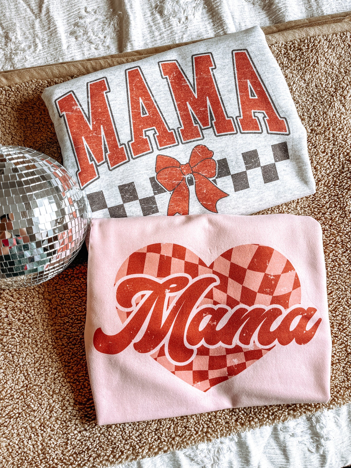 Mama checkered bow