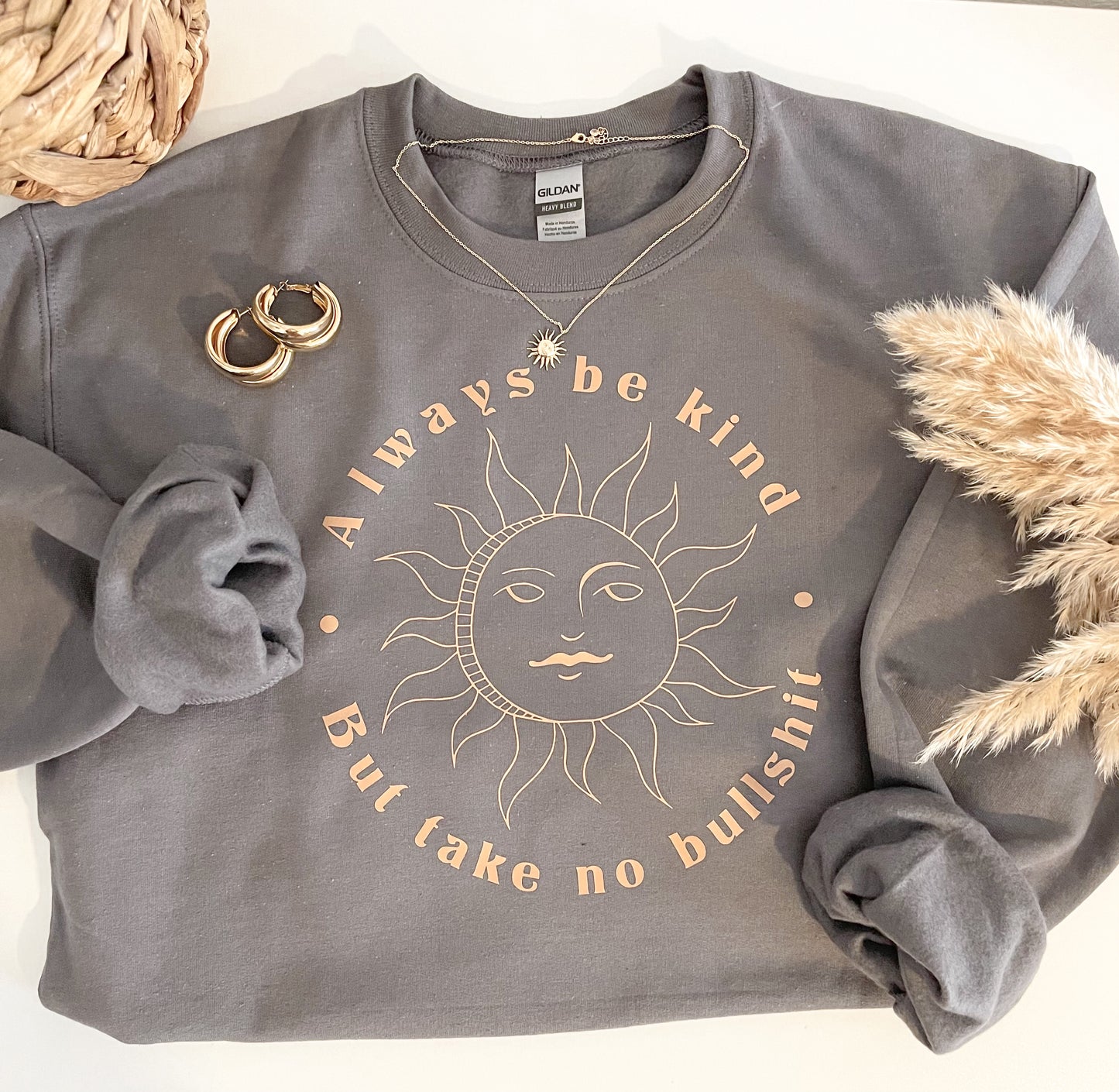 Always be kind but take no bullshit graphic