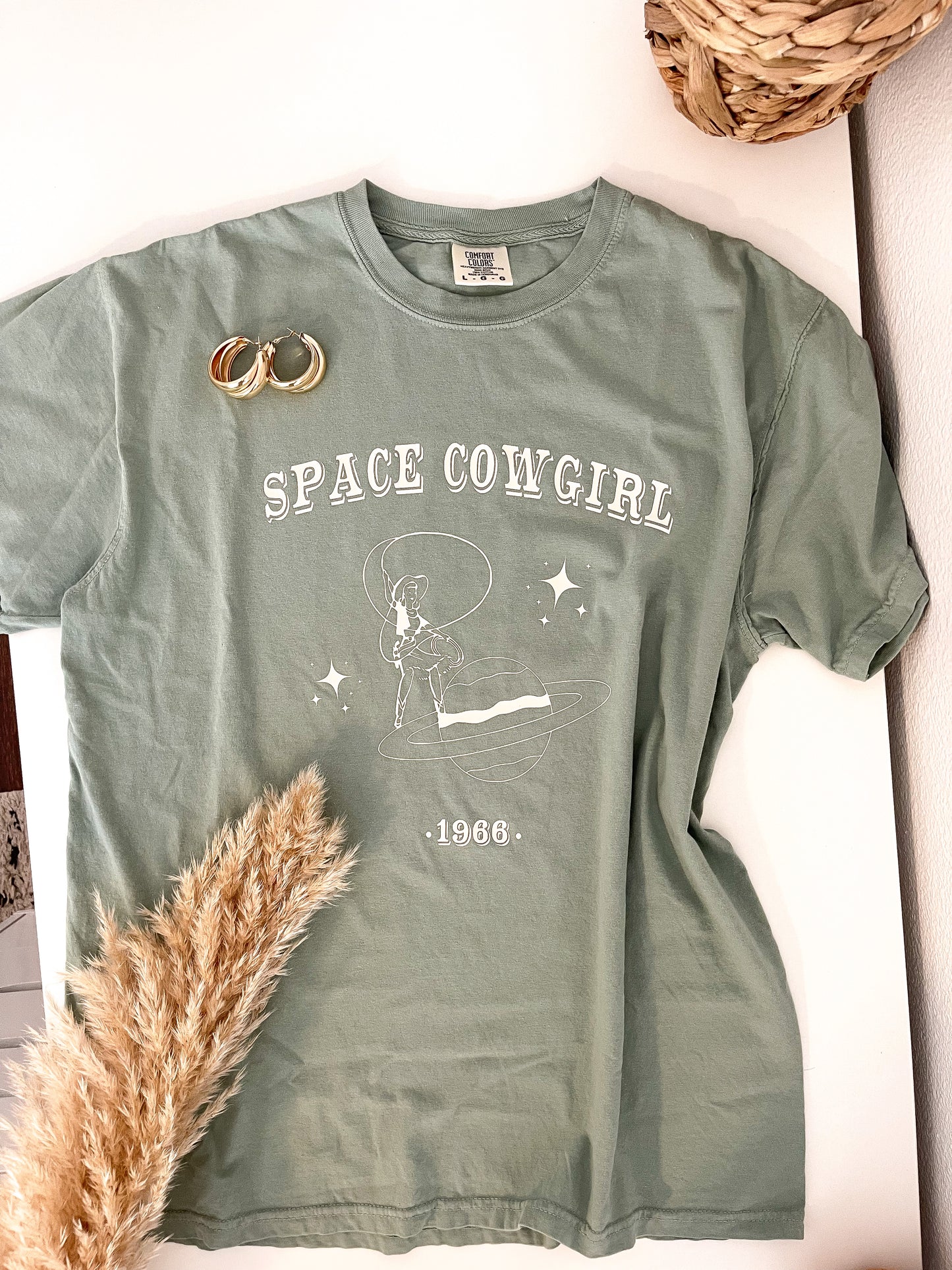 Space Cowgirl graphic tee