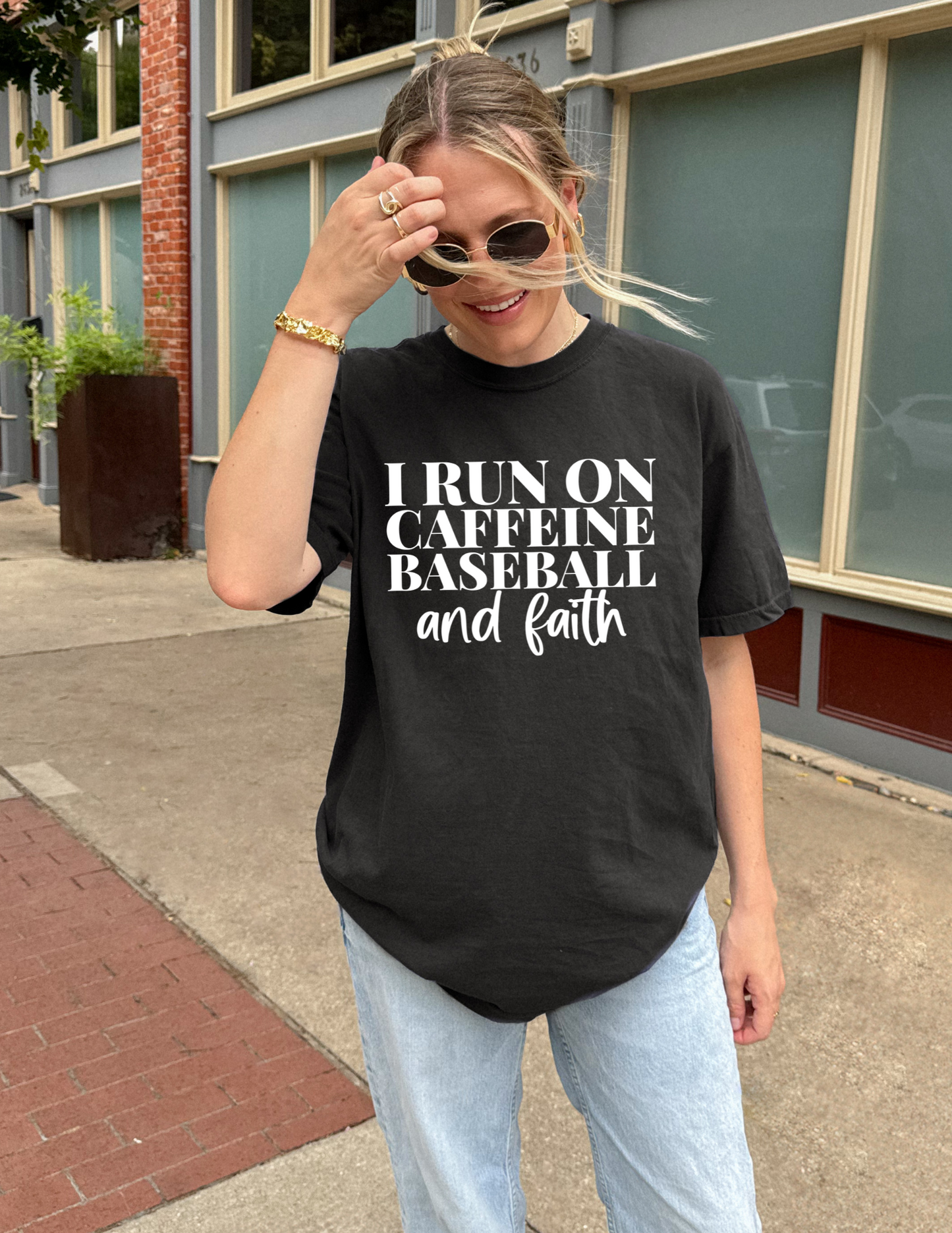 I run on coffee baseball and faith
