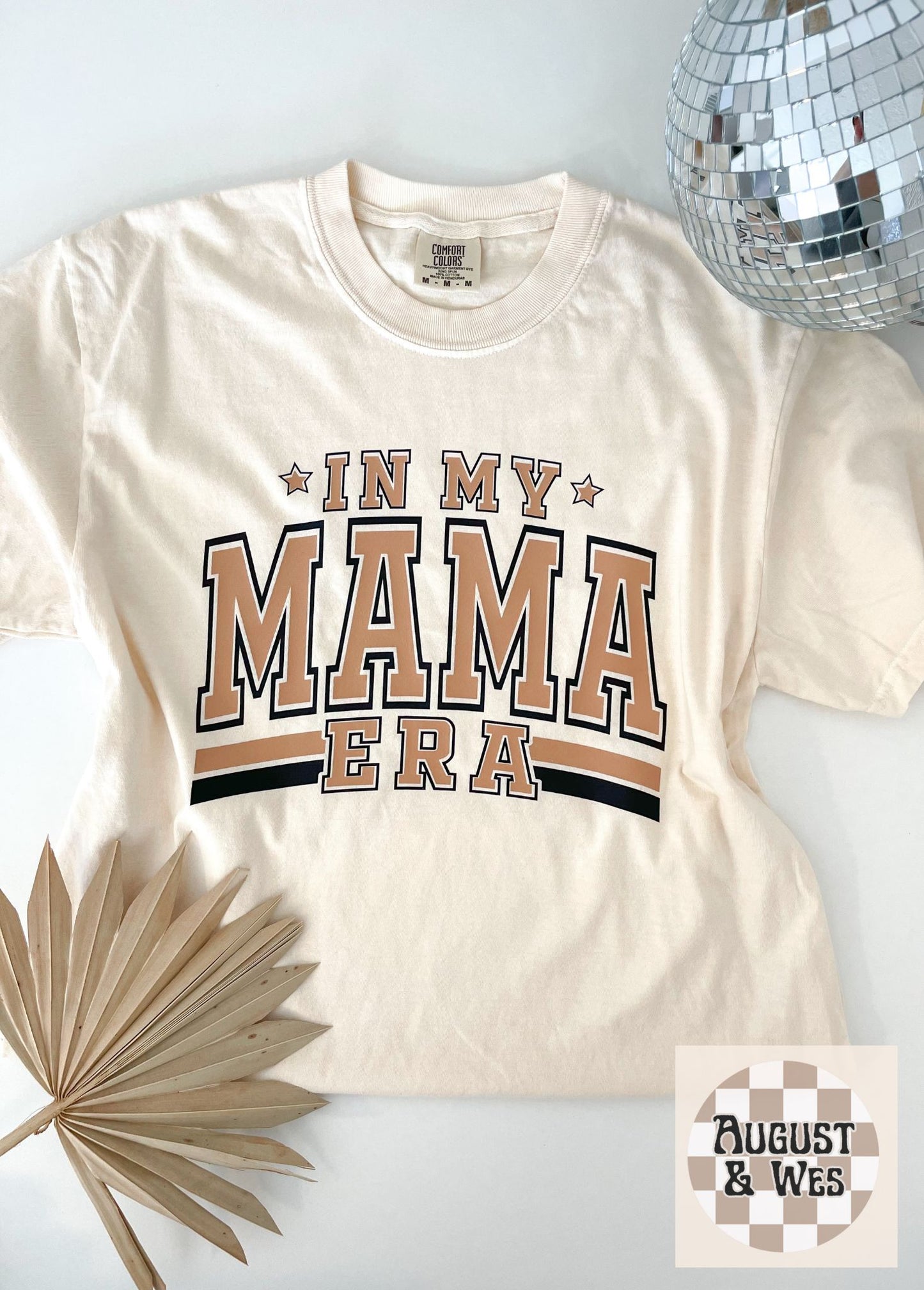 in my mama era graphic tee, mom life graphicntee, mama shirt, comfort colors