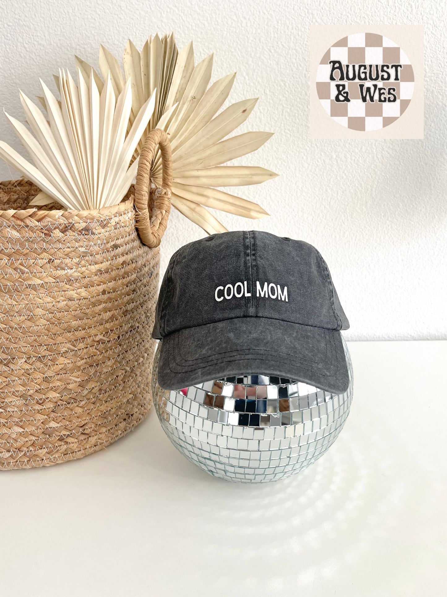 minimalist cool mom ball cap, cool mom hat, mama hat, gift for her