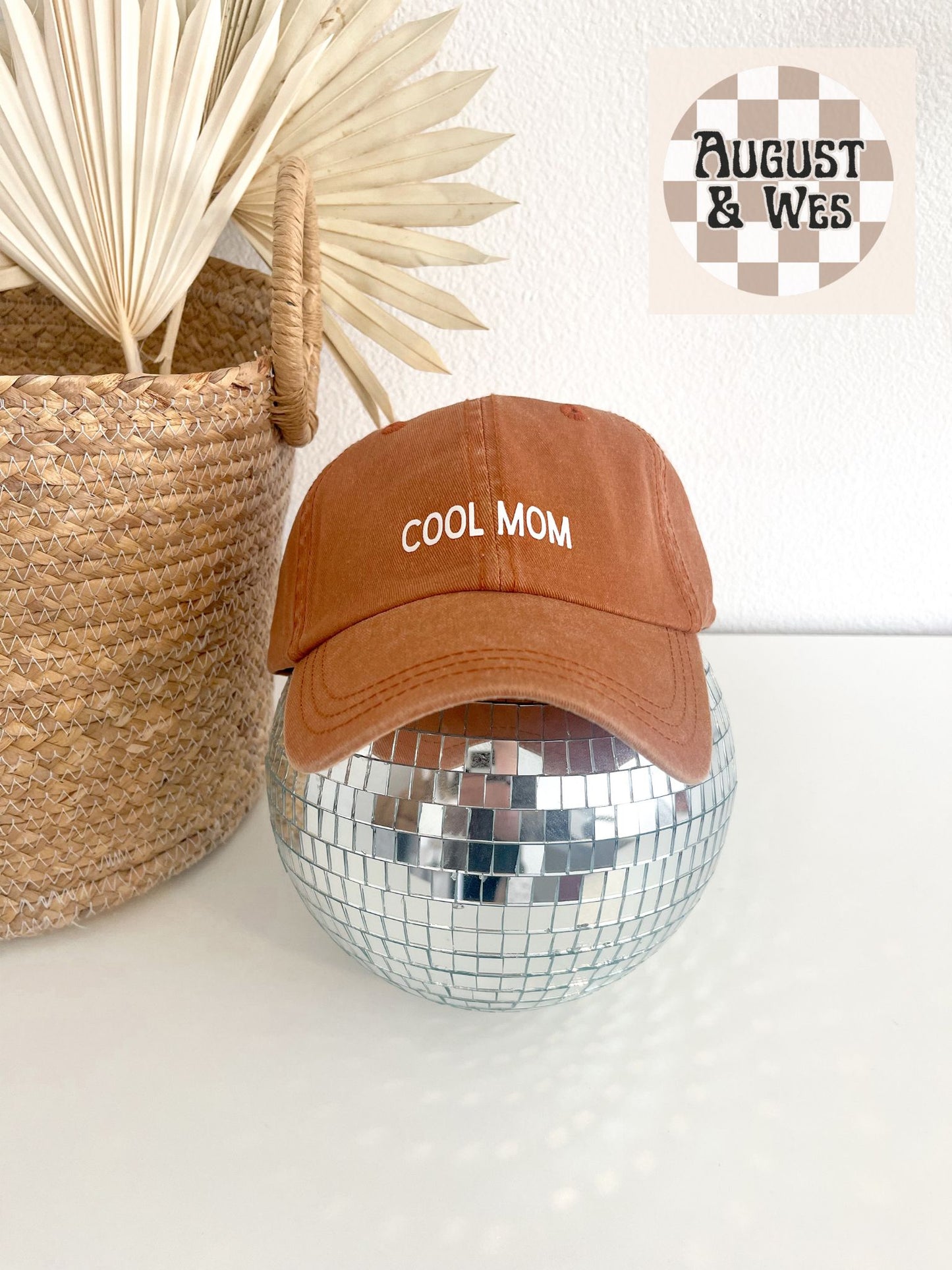 minimalist cool mom ball cap, cool mom hat, mama hat, gift for her