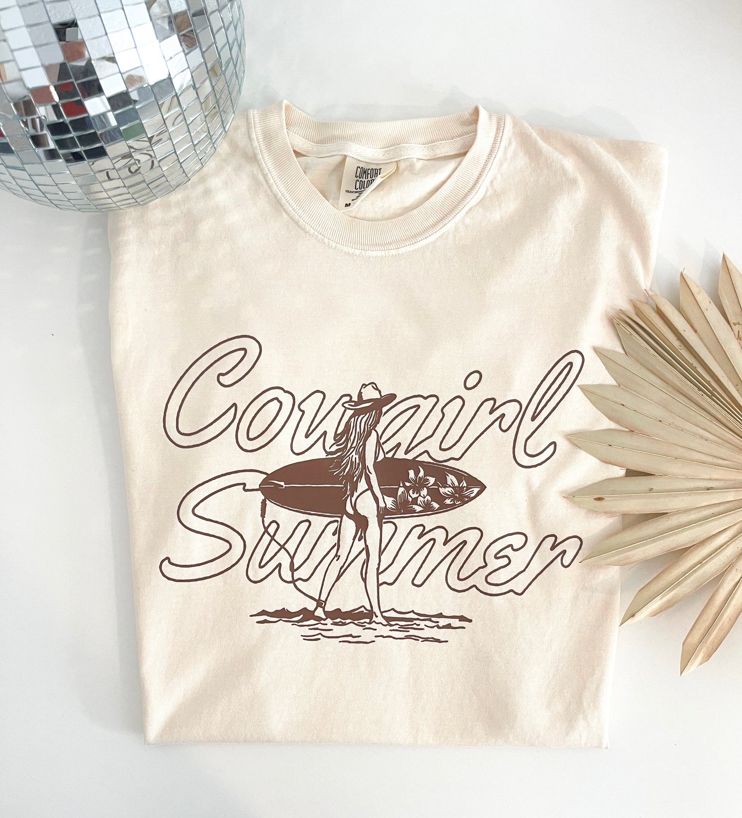 cowgirl summer graphic tee, trendy western shirt, cowgirl shirt, comfort colors
