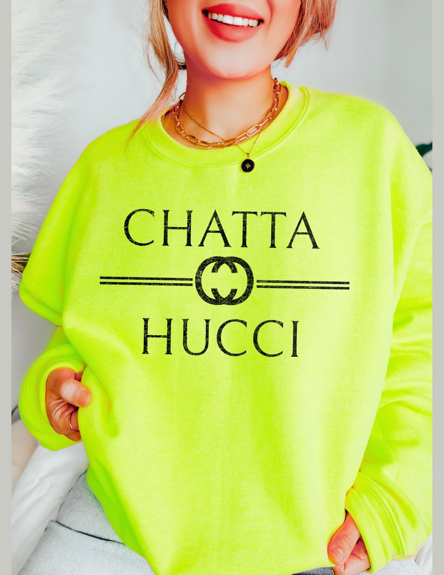 chatta hucci graphic sweatshirt