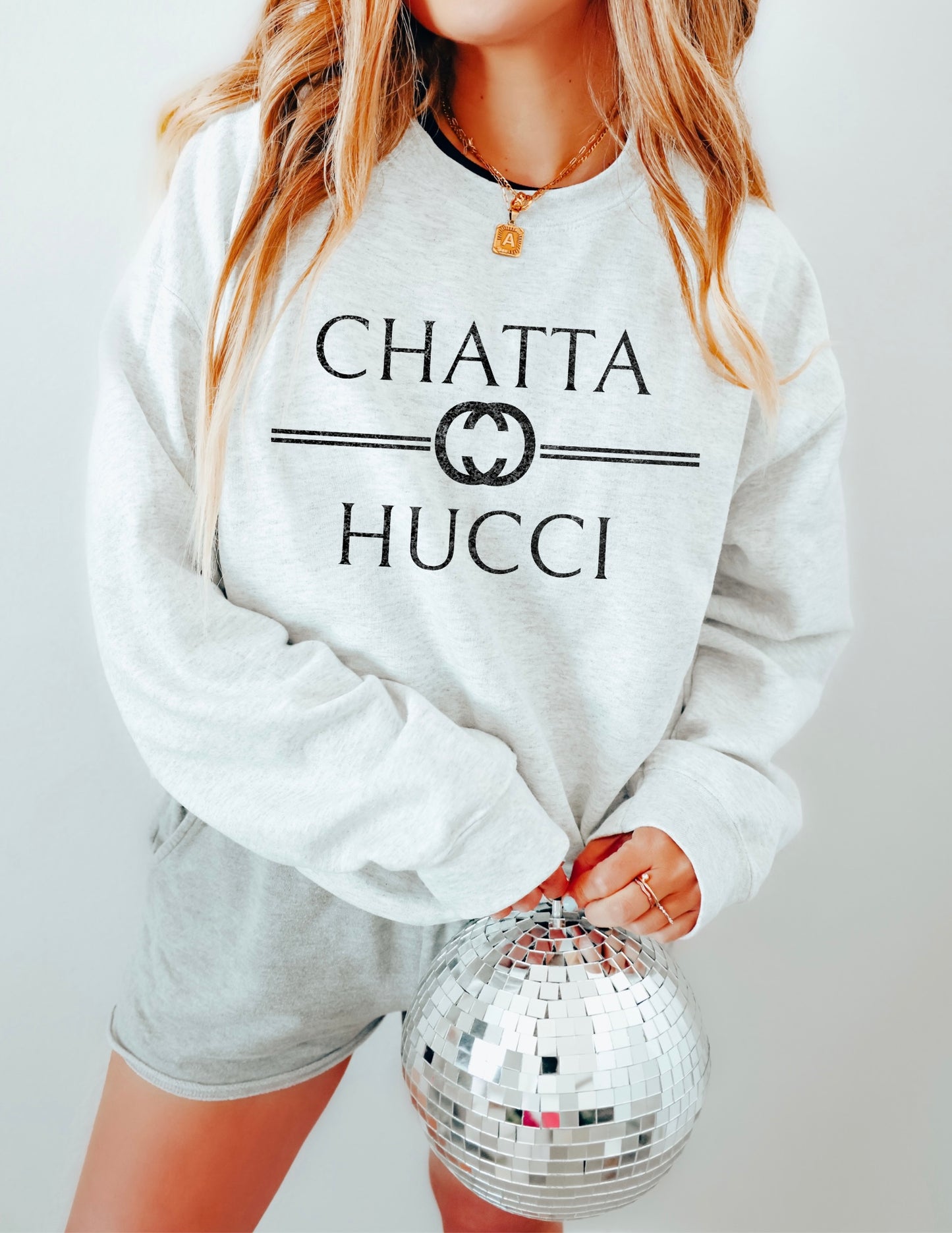 chatta hucci graphic sweatshirt