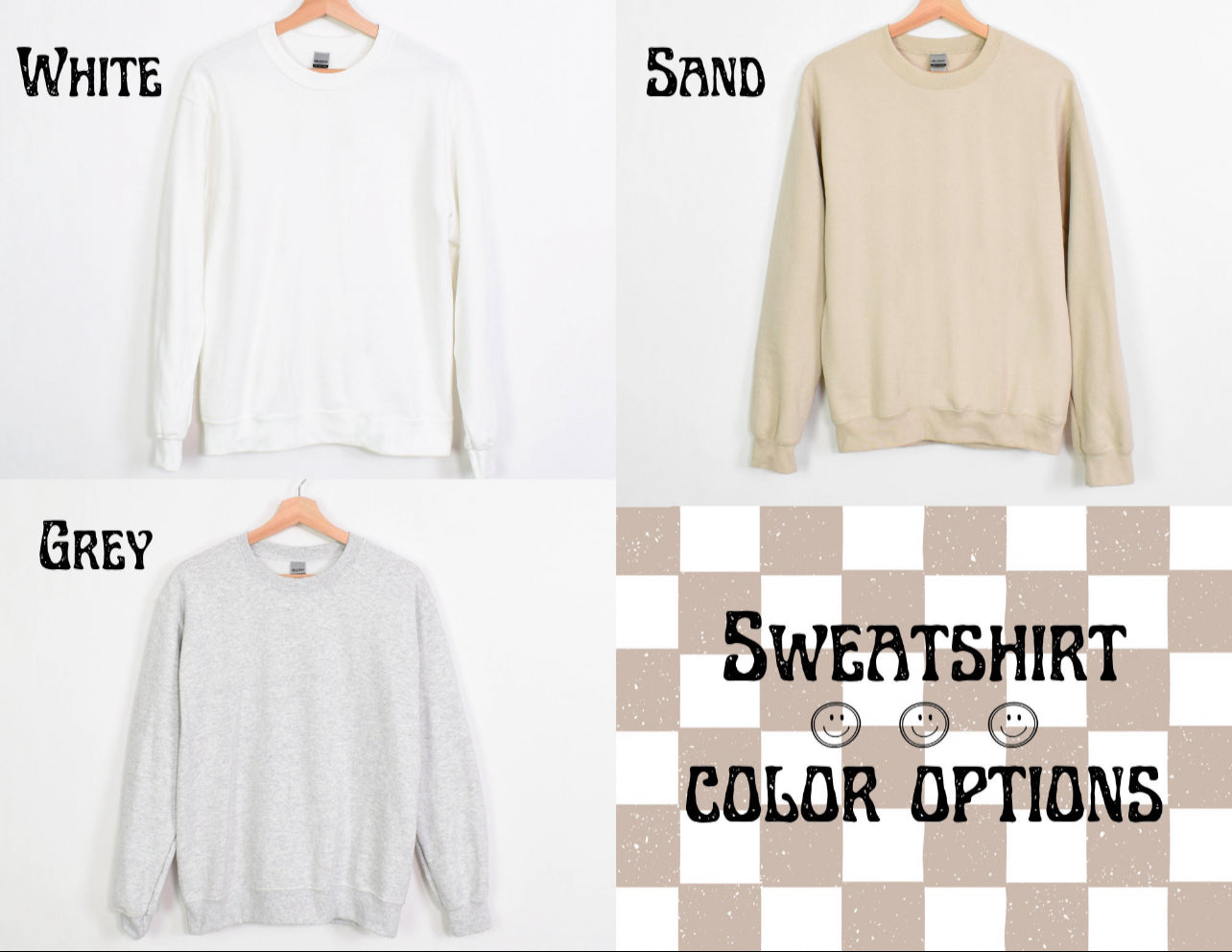 pink checkered mama sweatshirt