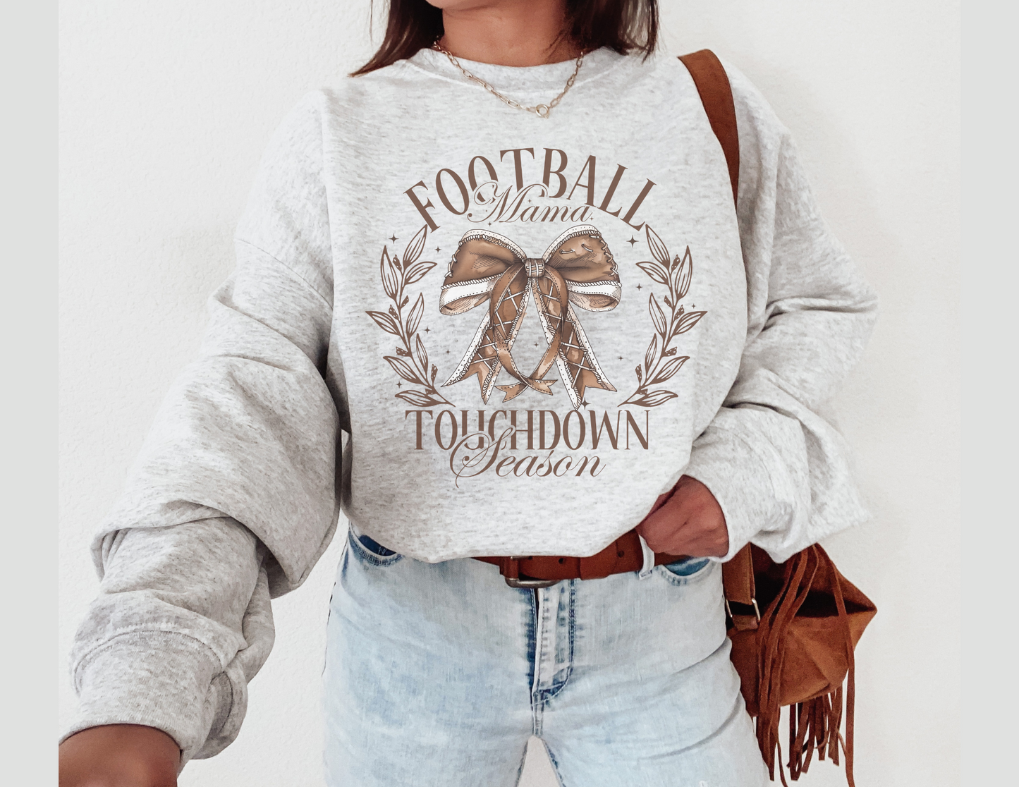 football mama touchdown season sweatshirt