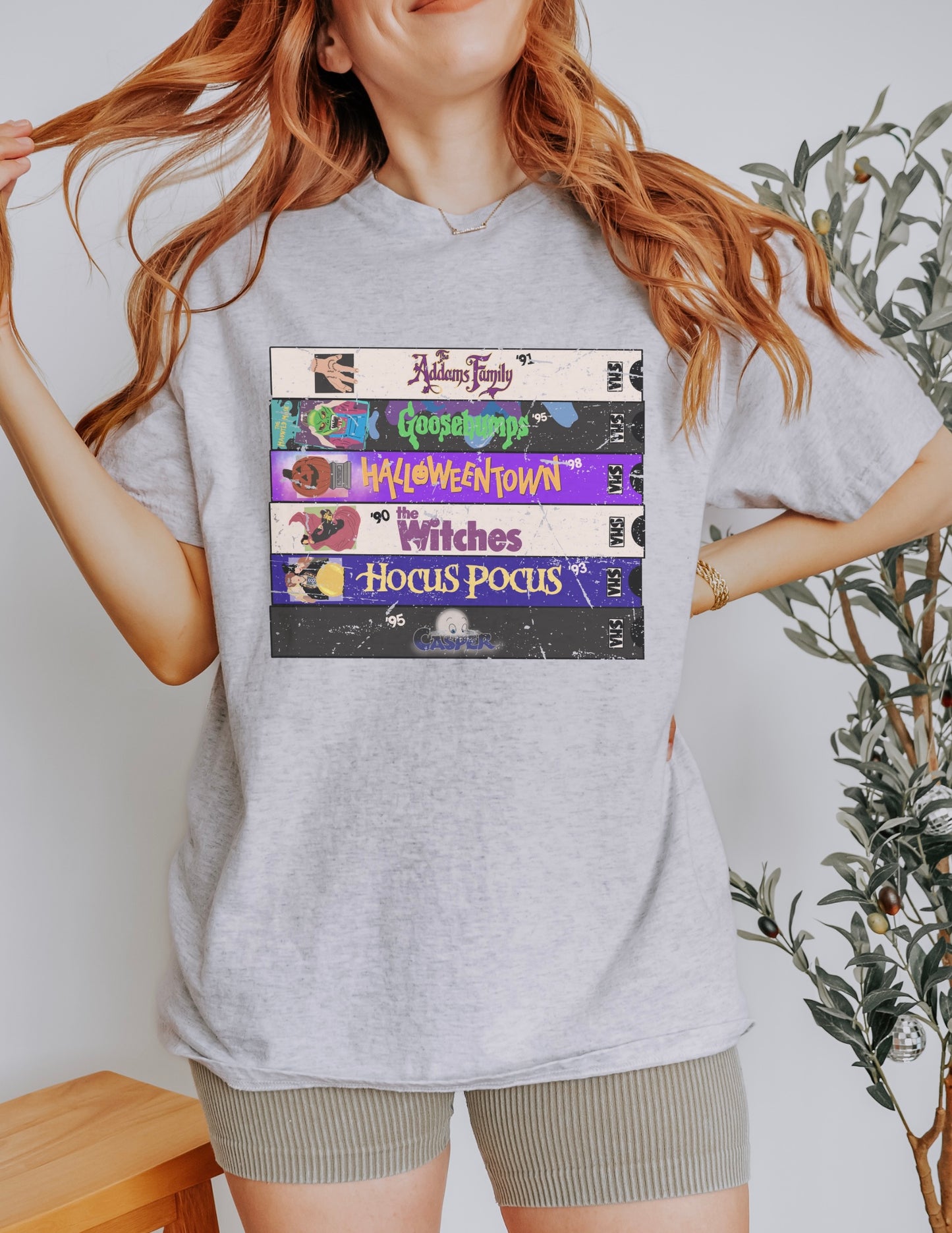 90's VHS halloween movies sweatshirt|Nostalgic Halloween shirt| halloween sweatshirt| gift for her