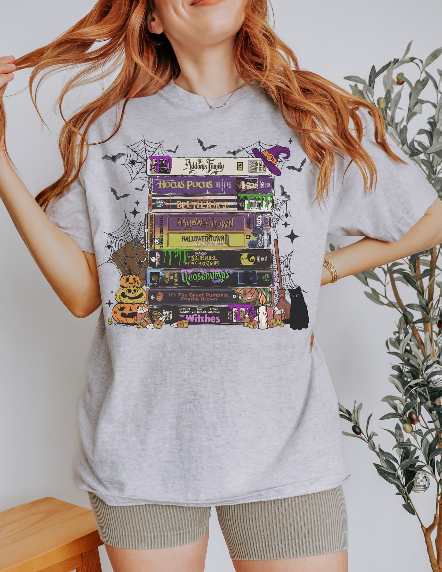 90's VHS halloween movies sweatshirt|Nostalgic Halloween shirt| halloween sweatshirt| gift for her