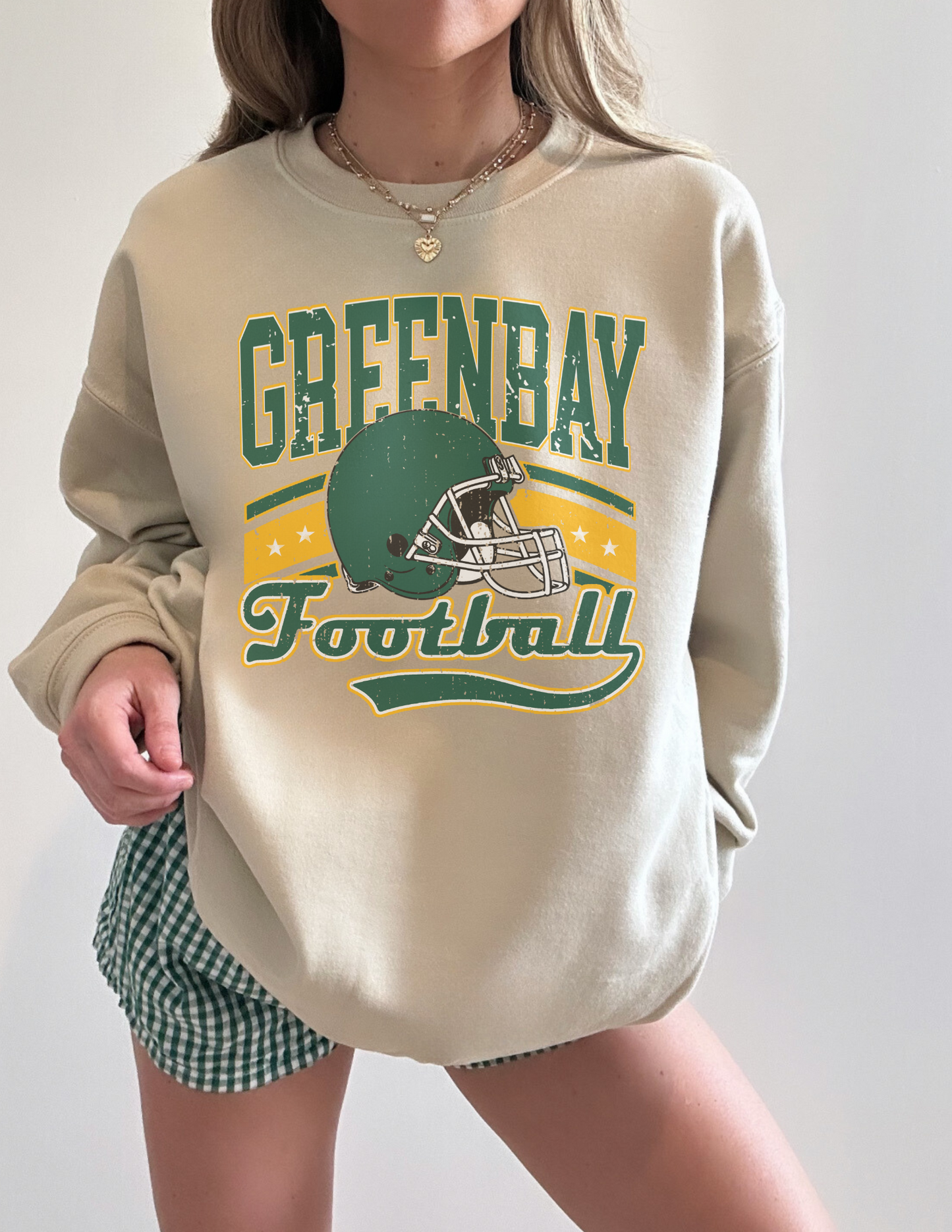 Football team graphic sweatshirt