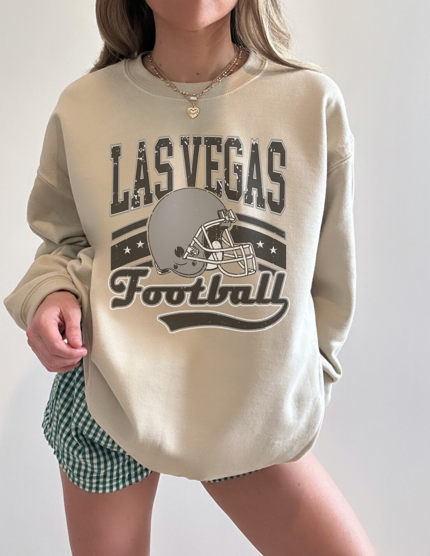 Football team graphic sweatshirt