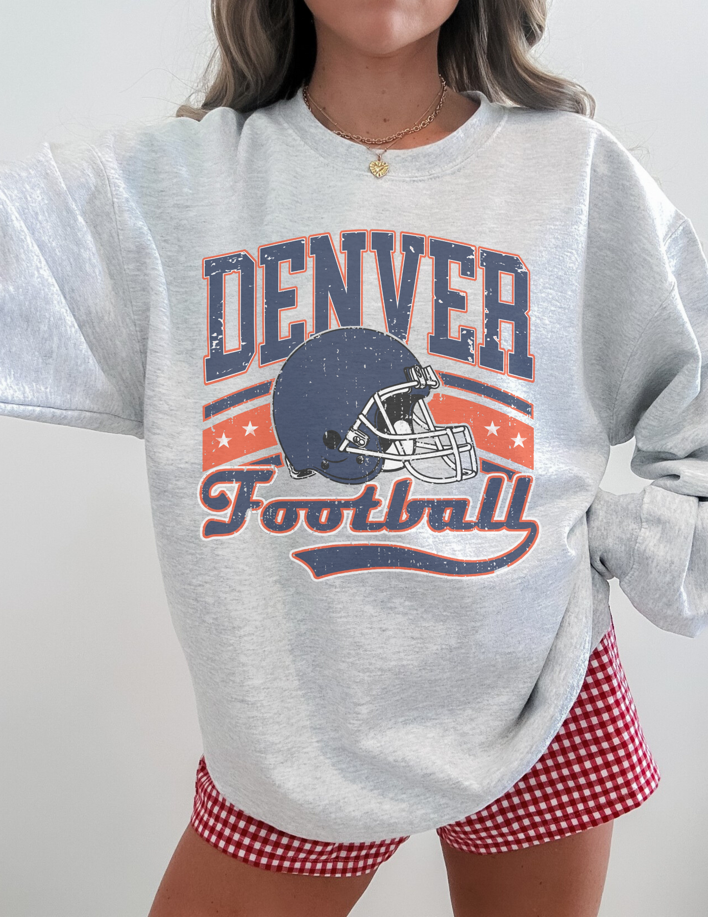 Football team graphic sweatshirt