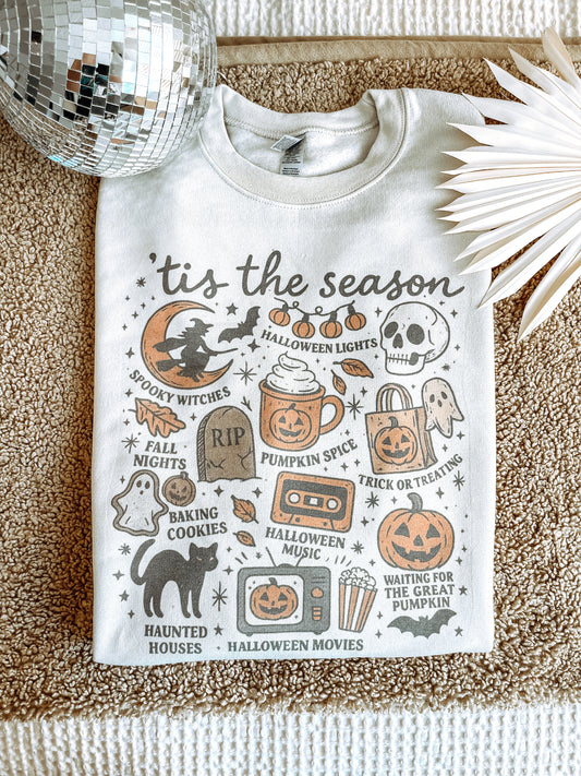 Tis the season Halloween graphic