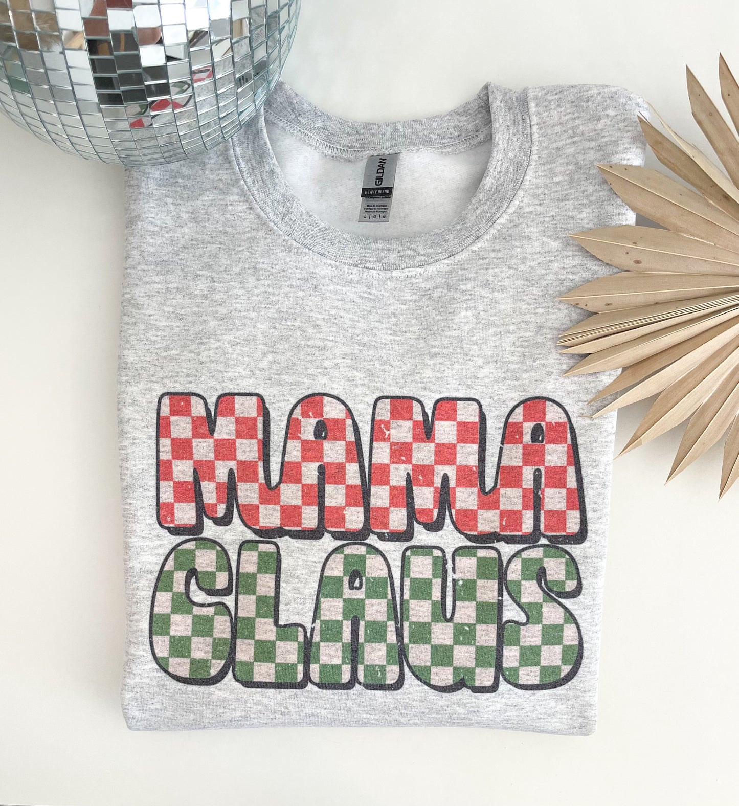 Checkered Mama Claus