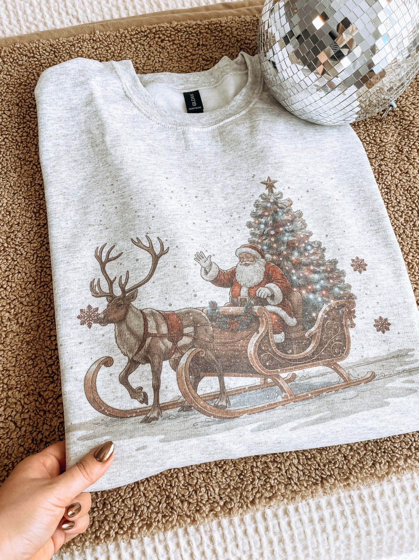 Santa's Sleigh Graphic