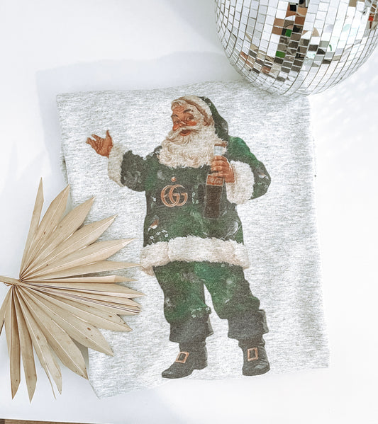 Boujie Santa graphic sweatshirt