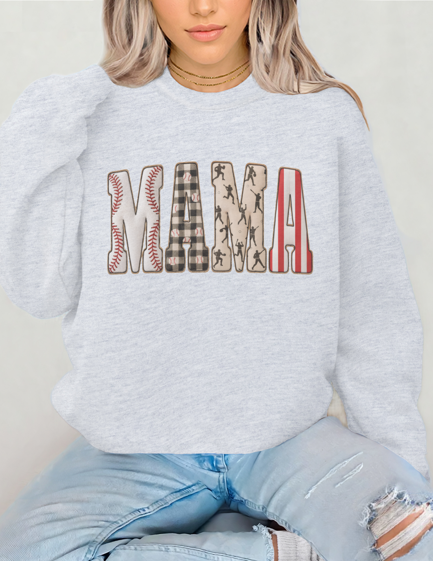 Mama Baseball Graphic
