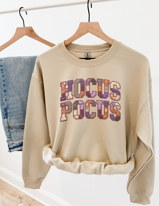 Faux patch work Hocus Pocus