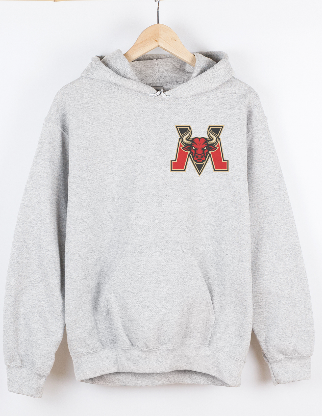 Mid Valley Rebels Football Ash Grey Hoodie