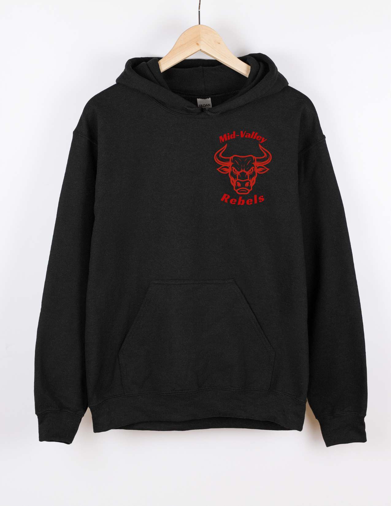 Mid Valley Rebels Black Hoodie