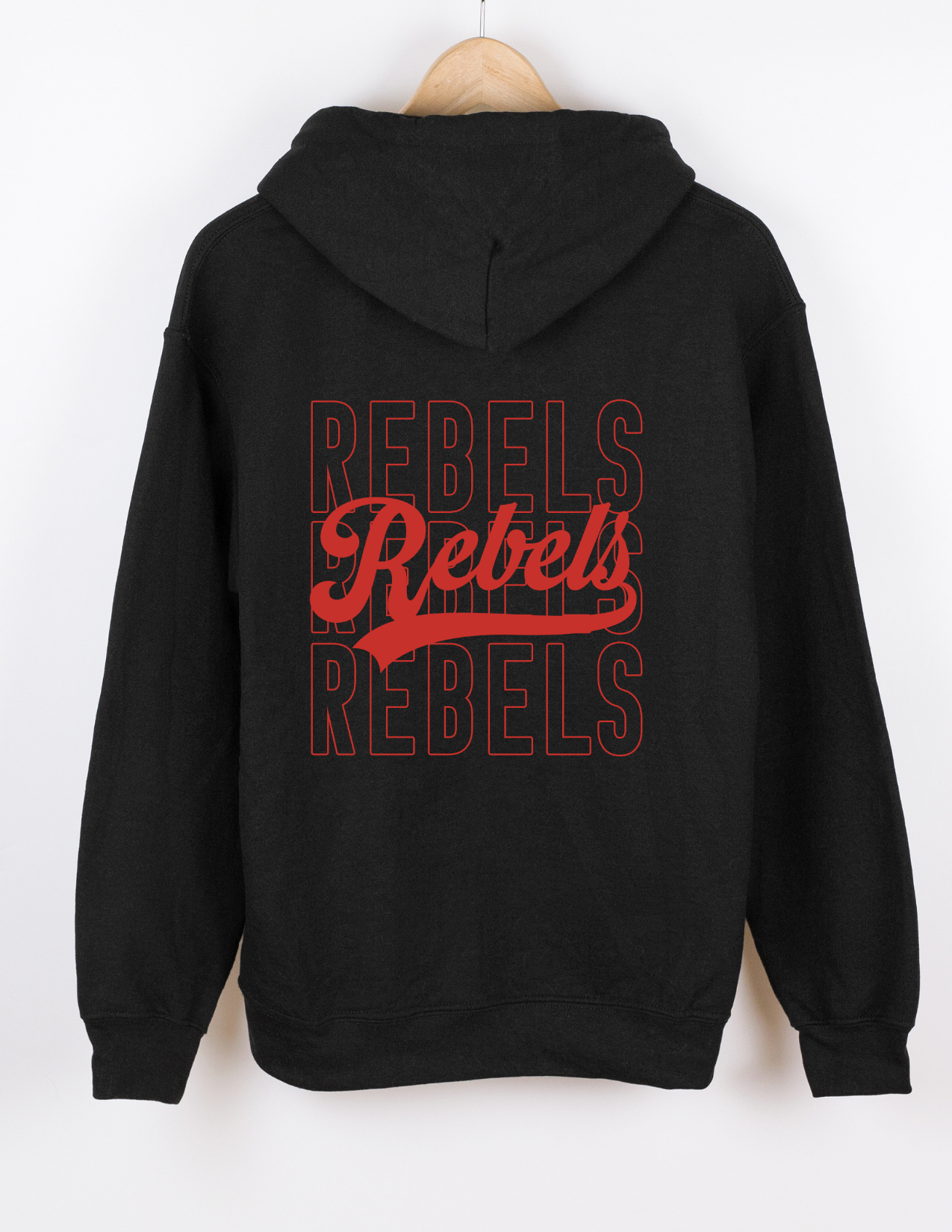 Mid Valley Rebels Black Hoodie