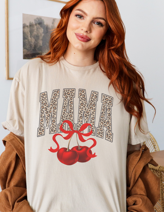 Leopard Cherry Mama Graphic