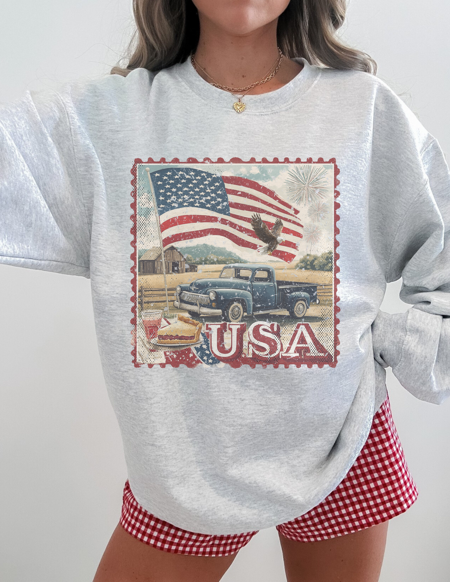 USA Stamp Graphic
