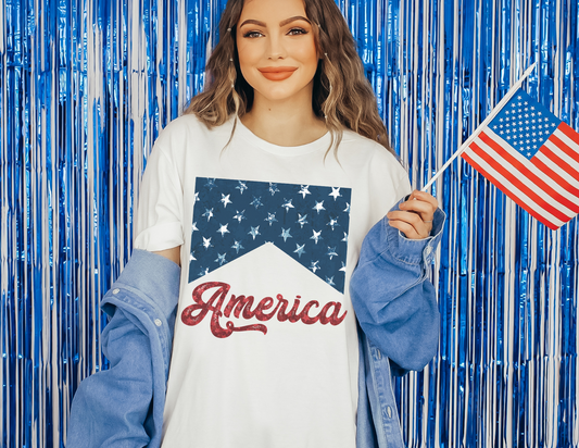 America 4th of July graphic