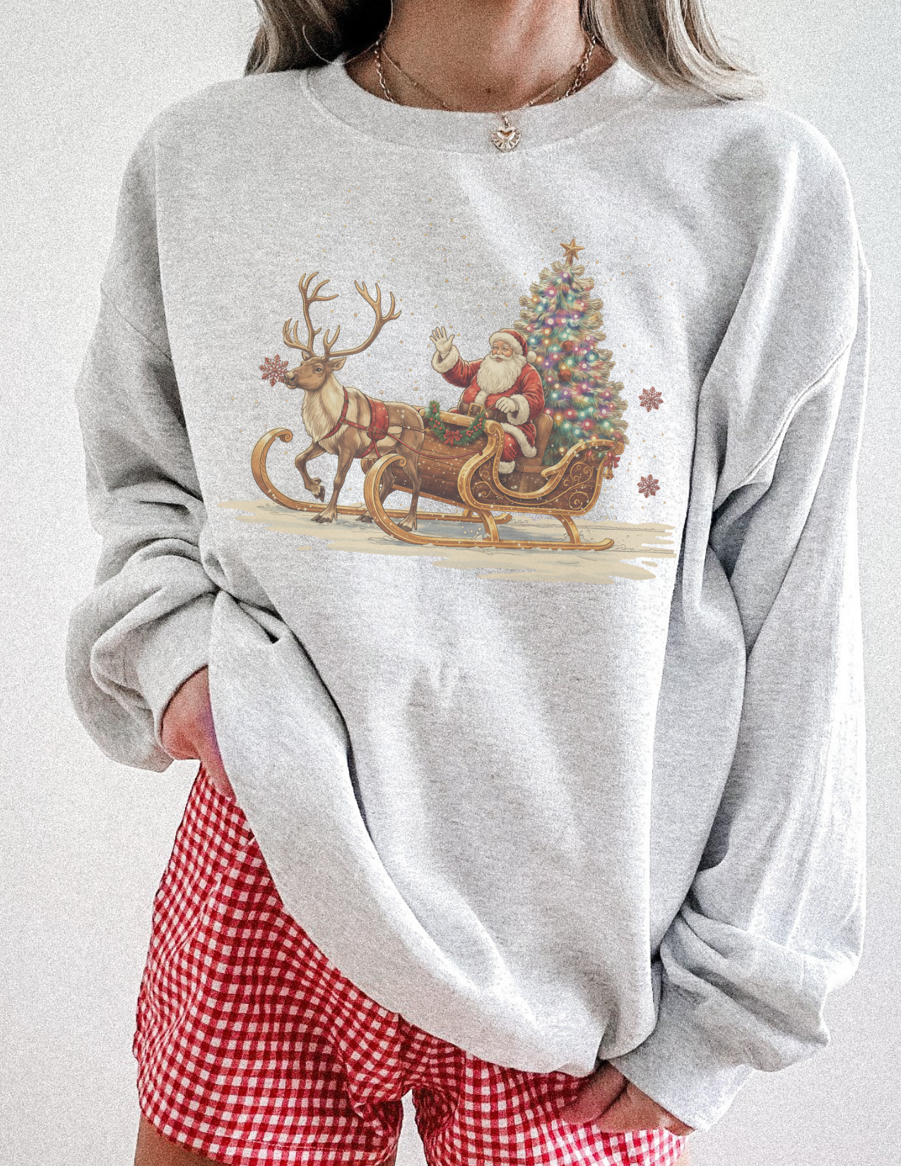 Santa's Sleigh Graphic