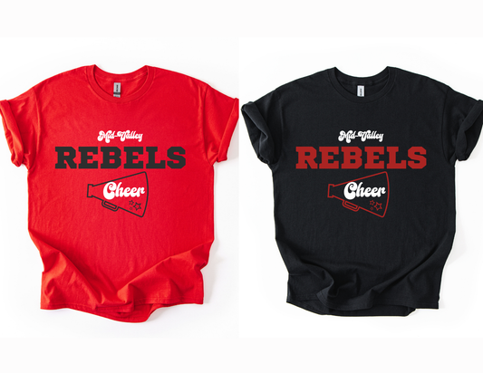 Mid-Valley Rebels Cheer Adult and Youth tee