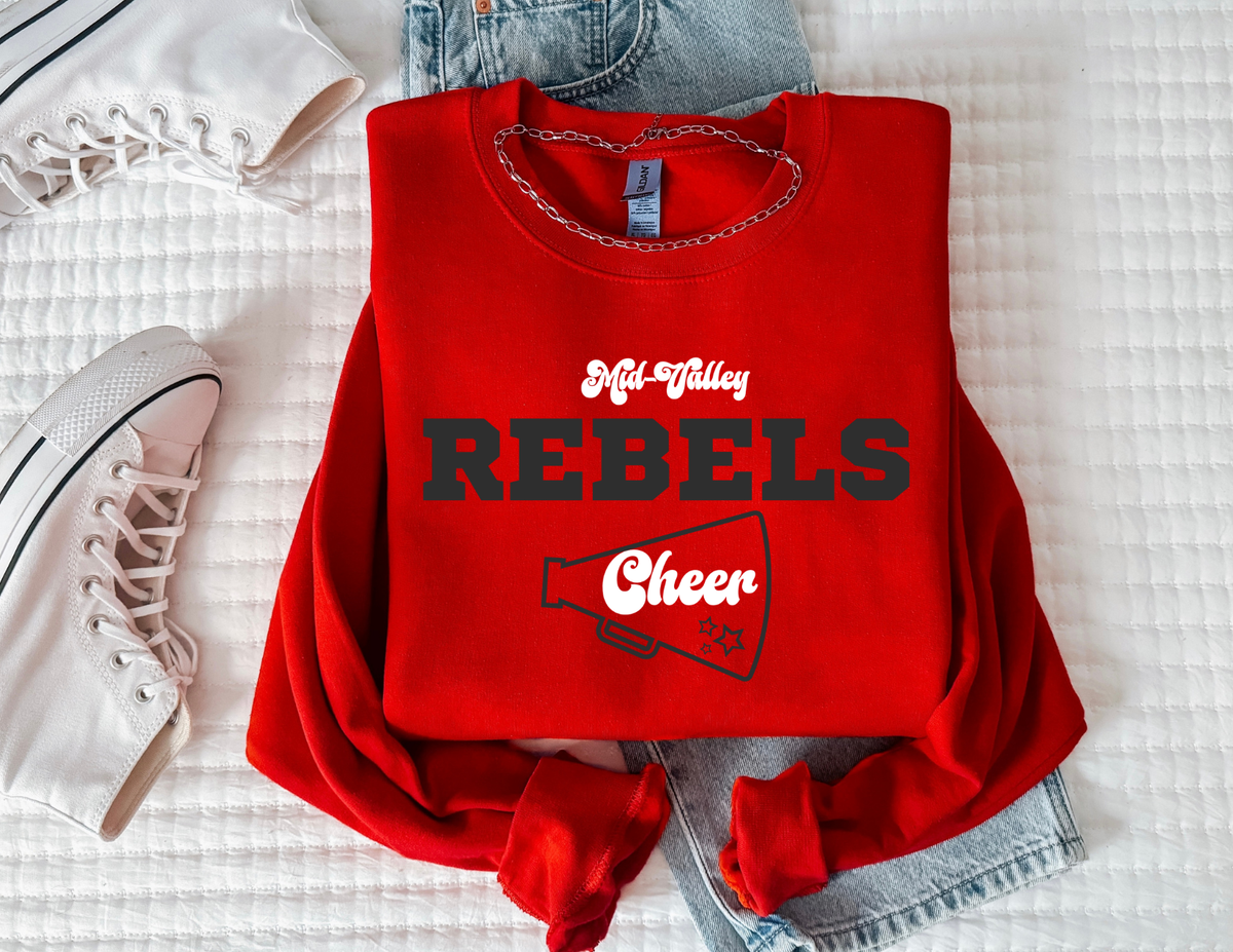 Mid-Valley Rebels Cheer Crewneck