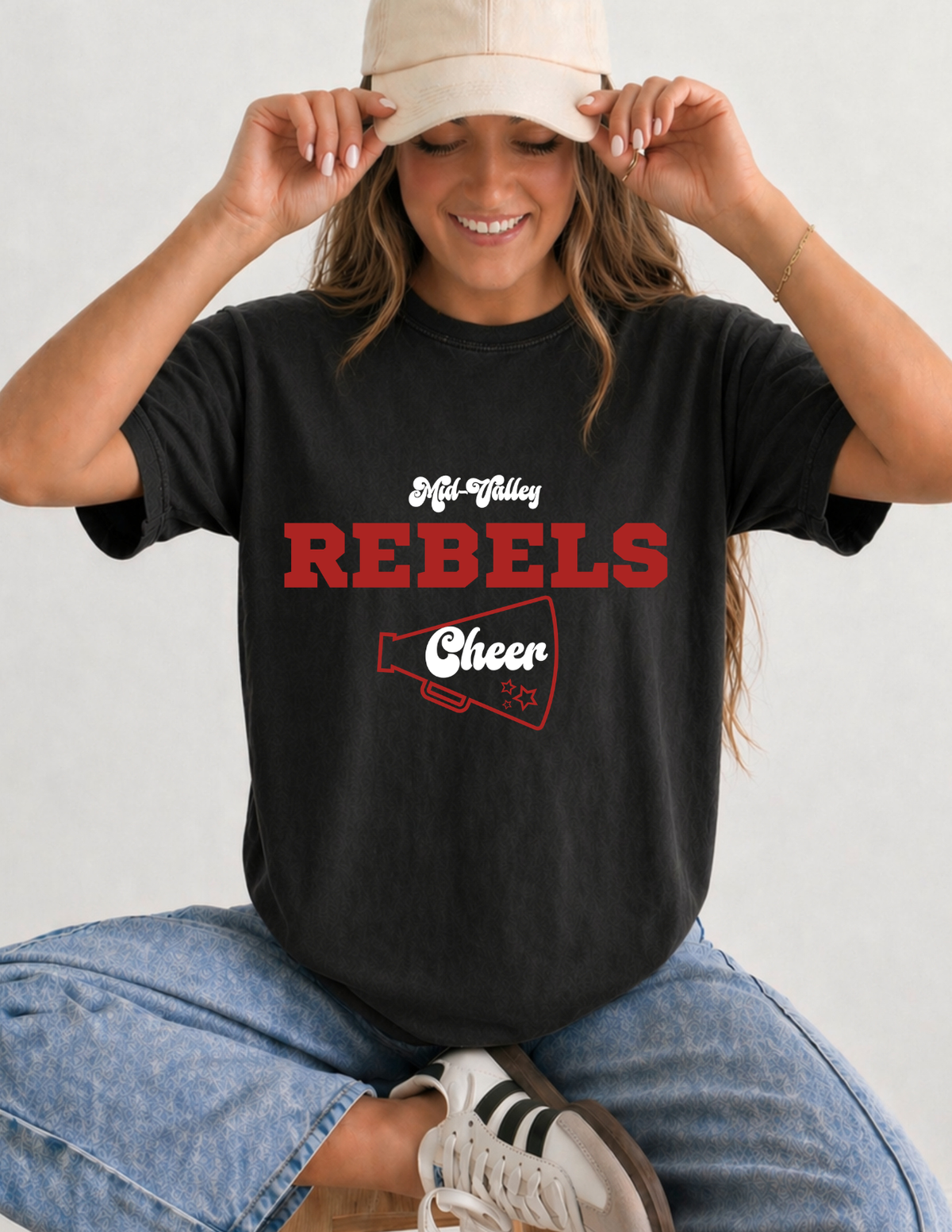 Mid-Valley Rebels Cheer Adult and Youth tee