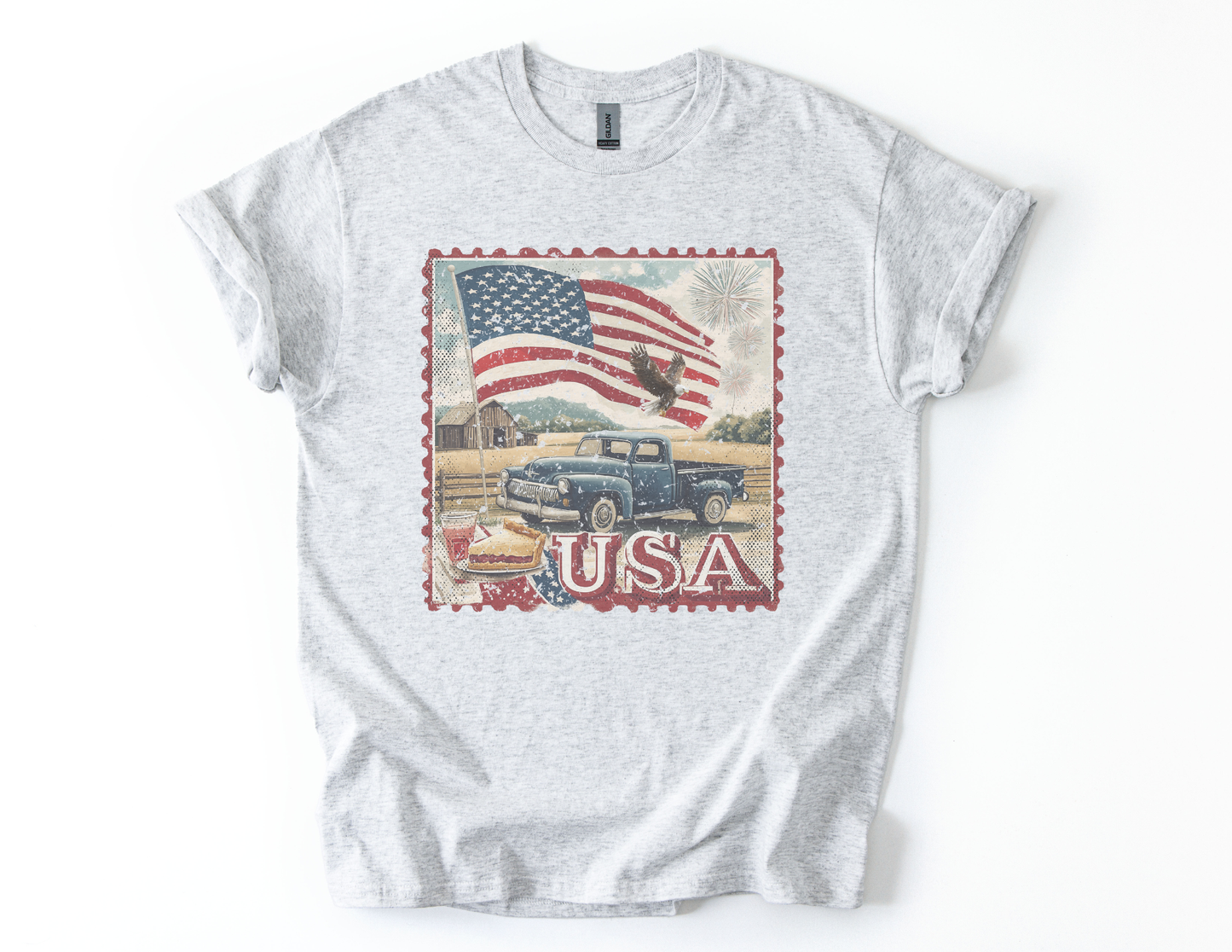 USA Stamp Graphic